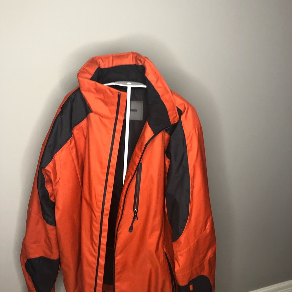 Johnston and Murphy orange coat